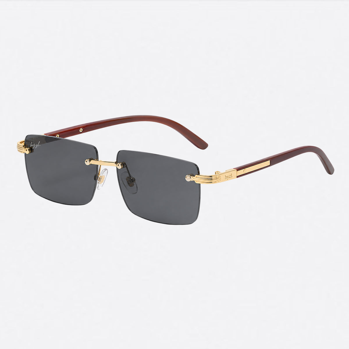 Madrid Rimless Rectangle Sunglasses